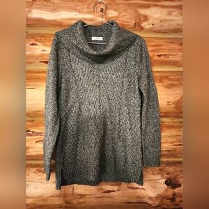 Calvin Klein Gray Cowl Neck Sweater